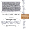 13.5M Metallic Yarn Ribbons OCOR-WH0058-60B-2