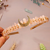 Natural Rose Quartz Hair Bands PW-WGDCA18-01-1