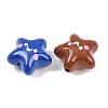 Baking Paint Acrylic Beads OACR-A045-03-3