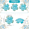 200Pcs Acrylic Bead Caps OACR-SC0001-83D-2