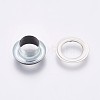 Iron Grommet Eyelet Findings IFIN-WH0023-A02-2