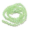 Imitation Jade Electroplate Glass Beads Strands GLAA-F029-J4mm-A01-2