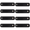 8Pcs Leather with Brass Scarf Buckle AJEW-CL0001-68-1