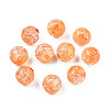 Transparent Crackle Acrylic Beads CACR-N002-08A-3