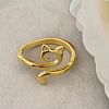 Alloy Open Cuff Rings for Women FS-WG27D4E-03-1