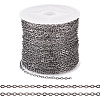 Brass Coated Iron Flat Cable Chains CH-TAC0007-02B-1