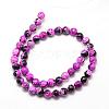 Natural Fire Crackle Agate Bead Strands G-K166-06F-6mm-07-2