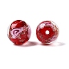 Luminous Handmade Gold Sand Lampwork Beads LAMP-T021-12mm-03V-1