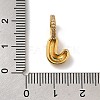 Brass Micro Pave Cubic Zirconia Pendants KK-K345-13J-G-3
