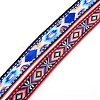 Ethnic Style Embroidery Polycotton Ribbons OCOR-WH0066-31D-2