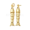Rack Plating Brass Micro Pave Cubic Zirconia Pendants KK-M309-38I-G-1