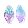 Two Tone Frosted Transparent Spray Painted Glass Pendants LS-GGLA-S054-016H-01-3