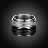 Fashionable 316L Titanium Steel Wide Band Rings RJEW-BB07150-8-2