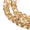 Electroplate Transparent Glass Beads Strands LS-EGLA-A035-T4mm-A17-3