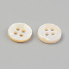Natural 4-Hole Freshwater Shell Buttons BUTT-T011-01B-3