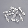 Tibetan Style Alloy Glue-on Flat Pad Bails LS-LF10728Y-NF-4