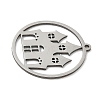 201 Stainless Steel Pendants STAS-G366-02P-03-2