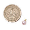 Natural Cultured Freshwater Pearl Rice Charms PALLOY-JF05124-2