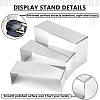 201 Stainless Steel Display Riser Stand Sets ODIS-WH0004-17P-3