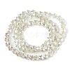 Electroplate Transparent Glass Beads Strands LS-EGLA-U004-03A-HP06-2