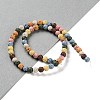 Synthetic Lava Rock Dyed Beads Strands X-G-H311-08A-07-2