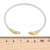 Braided Steel Wire Bangles Making KK-CBA6056-02C-G-3