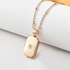 Clear Cubic Zirconia Locket Necklaces LS-NJEW-A036-01B-4