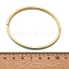 304 Stainless Steel Enamel Hinged Cuff Bangles for Women SA-CBAC920-15G-01F-5