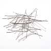 Platinum Color Brass Flat Head Pins Fit Jewelry Making Findings X-HP5.0cmCY-NF-1