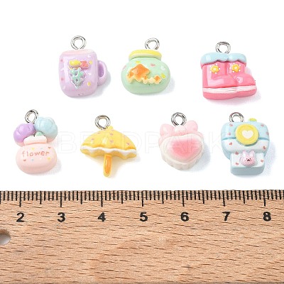 Printed Opaque Resin Pendants RE-CBA40A4-01-1