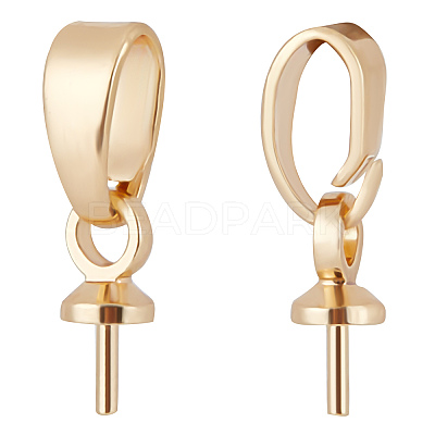Brass Cup Peg Bails KK-BBC0003-96-1