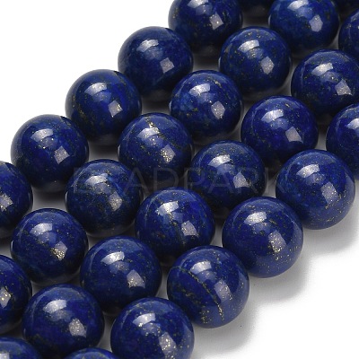 Natural Lapis Lazuli Beads Strands G-L642-B05-12mm-1