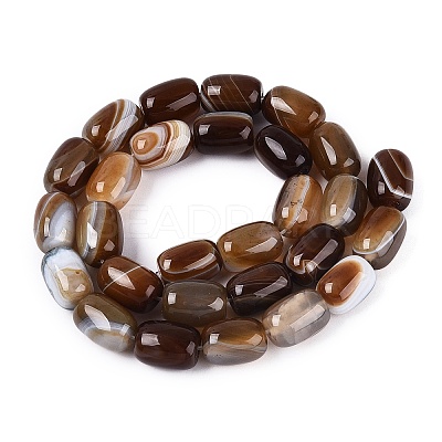 Natural Agate Beads Strands G-N356-02B-04-1