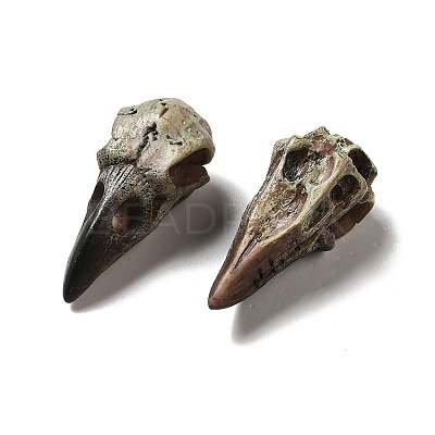 Crow Raven Bird Skull Resin Home Display Decoration RESI-A018-01B-1