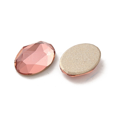 Glass Rhinestone Cabochons RGLA-P037-13A-D262-1