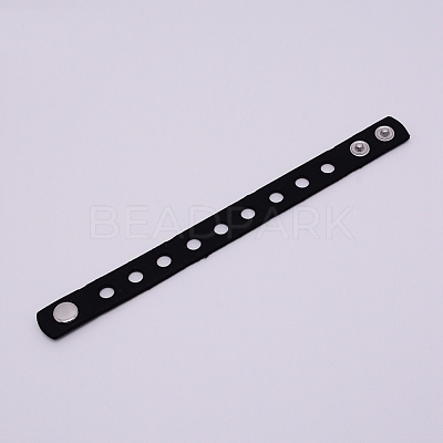 Kids Silicone Cord Bracelets BJEW-WH0011-02C-1