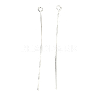 50MM Silver Color Plated Brass Eye Pins X-EPC5.0cm-S-1