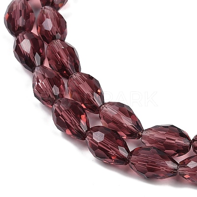 Transparent Glass Beads Strands EGLA-N013-T6mm-D03-1