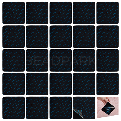 24Pcs Square Self-Adhesive PET Carpet Non-Slip Mat AJEW-BC0009-78-1