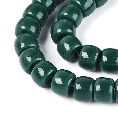 Opaque Glass Beads Strands GLAA-NH0002-B12-1