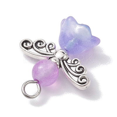 Natural Dyed Malaysia Jade Pendants PALLOY-JF02661-01-1