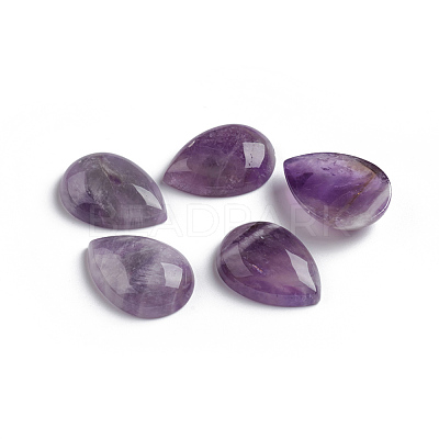 Natural Amethyst Cabochons G-L553-01C-1