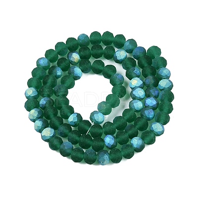 Transparent Glass Beads Strands EGLA-A044-T6mm-MB18-1