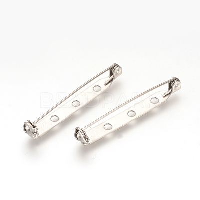 Tarnish Resistant 304 Stainless Steel Pin Brooch Back Bar Findings X-STAS-Q184-04-1