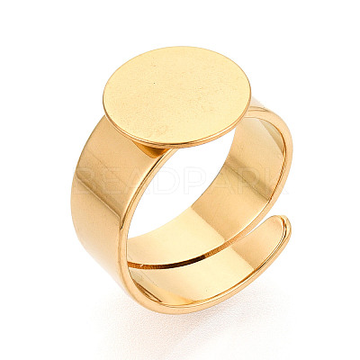 304 Stainless Steel Ring Base Findings STAS-N122-02A-G-1