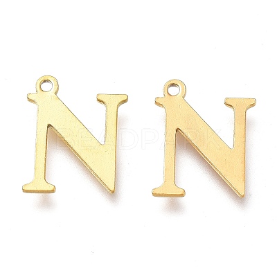PVD Vacuum Plating 304 Stainless Steel Charms STAS-H112-N-G-1