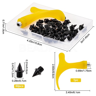 51Pcs 2 Styles Track Shoes DIY Accessories DIY-GF0005-12-1