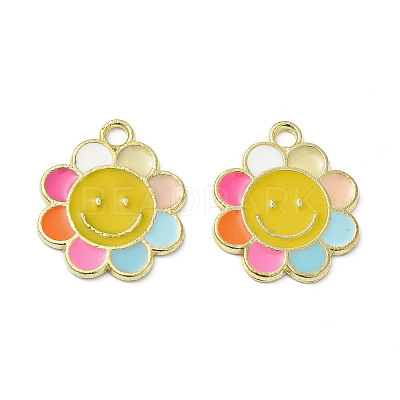 Alloy Enamel Pendants ENAM-B050-04G-02-1