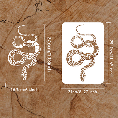 Plastic Drawing Painting Stencils Templates DIY-WH0396-0144-1