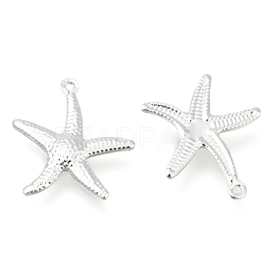 Starfish/Sea Stars Brass Pendants KK-L134-11S-1